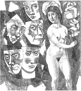 Pavel Zalcman, Kaukės ir moteris