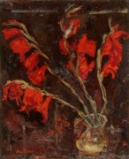 Chaïm Soutine. Gladiolės. 1919