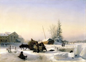 Lev Lagorio. Ledo gabenimas. 1849