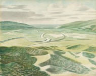 Eric Ravilious. Potvynis prie Luiso. 1935