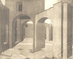 Walenty Romanowicz. Architektūra (Šv. Mykolo bažnyčios šventorius). 1933