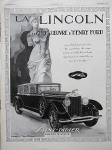 „Lincoln“ reklama. 1929 